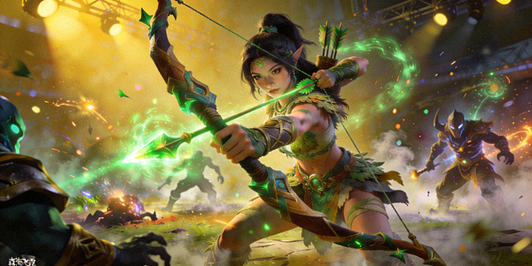 DOTA2 TI13国际邀请赛新英雄'森海飞霞'在比赛中的精彩操作瞬间